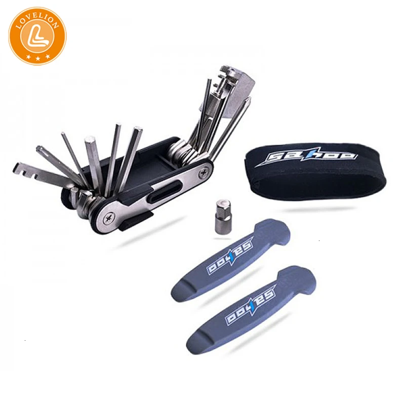 LOVELION 14 function bicycle tools portable mini package with chain cutter built-in bike tire bar
LOVELION 14 function bicycle tools portable mini package with chain cutter built-in bike tire bar