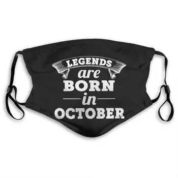 Legends are Born in October Unisex Anti-Pollution Mask Dust Mask with Filter Mask Black
Legends are Born in October Unisex Anti-Pollution Mask Dust Mask with Filter Mask Black