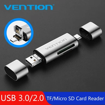 Vention Micro SD Card Reader Adapter Type C Micro USB SD Memory Card Adapter for MacBook Laptop USB 3.0 SD/TF OTG Card Reader
Vention Micro SD Card Reader Adapter Type C Micro USB SD Memory Card Adapter for MacBook Laptop USB 3.0 SD/TF OTG Card Reader