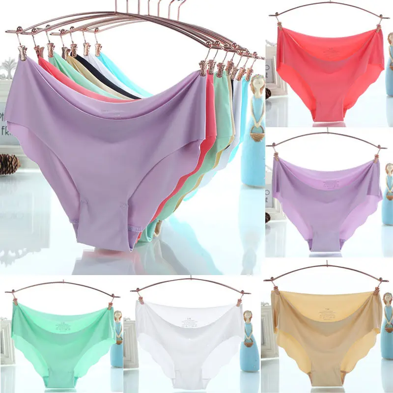 Women Soft Underpants Seamless Underwear Panties Briefs Briefs Hipster Ice Silk Breathable
Women Soft Underpants Seamless Underwear Panties Briefs Briefs Hipster Ice Silk Breathable