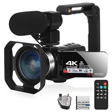 KOMERY 2020 New Video Camera 4K Camcorder Fill Light Vlogging for YouTube Streaming with WiFi 16X Digital Zoom KOMERY 2020 New Video Camera 4K Camcorder Fill Light Vlogging for YouTube Streaming with WiFi 16X Digital Zoom