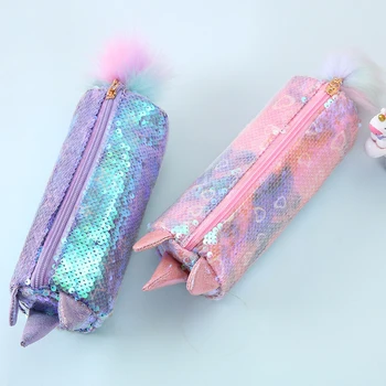 Creative Sequin Pencil Case For Girls School Stationery Gift Pencil Case Portable Glitter Cosmetic Bag Pencilcase
Creative Sequin Pencil Case For Girls School Stationery Gift Pencil Case Portable Glitter Cosmetic Bag Pencilcase