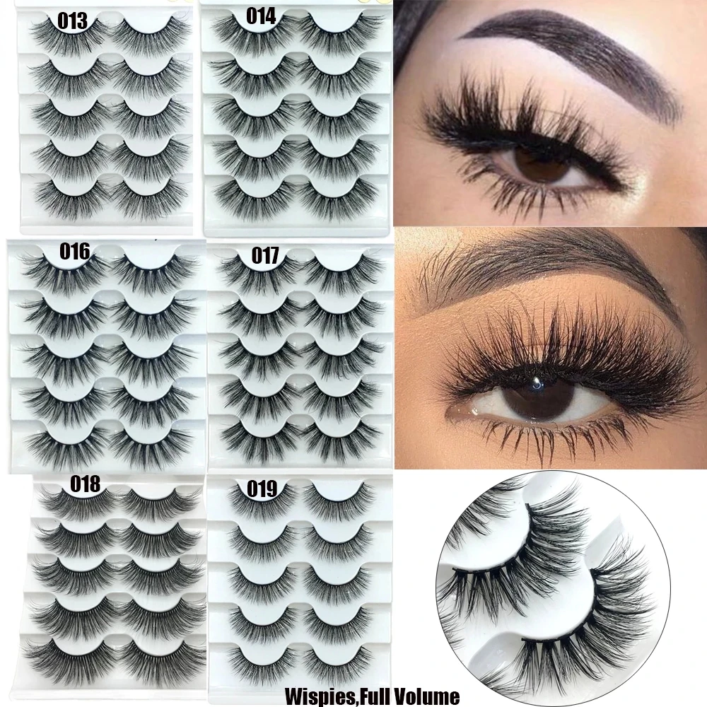 5 Pairs 6D Mink Eyelashes Natural False eyelashes Lashes Soft Fake Eyelashes Extension Makeup Wholesale
5 Pairs 6D Mink Eyelashes Natural False eyelashes Lashes Soft Fake Eyelashes Extension Makeup Wholesale