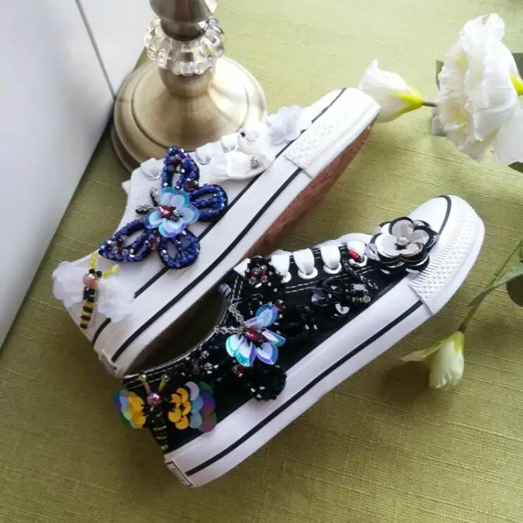 Women Sneakers Shoes Woman Vulcanized Shoes Flat Bottom Rhinestones Butterfly-knot Fashion White Shoes 2019 Autumn New Shoes P70
Women Sneakers Shoes Woman Vulcanized Shoes Flat Bottom Rhinestones Butterfly-knot Fashion White Shoes 2019 Autumn New Shoes P70