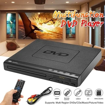1080P Full HD DVD Player Multifunctional EVD Player Portable Playback Multi-angle Viewing Player with Remote Controller USB Port
1080P Full HD DVD Player Multifunctional EVD Player Portable Playback Multi-angle Viewing Player with Remote Controller USB Port