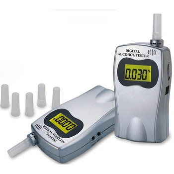 Digital Breath Alcohol Tester 5 Mouthpieces Breathalyzer With LCD Screen Professional Alcohol Detector Powered By USB Charger
Digital Breath Alcohol Tester 5 Mouthpieces Breathalyzer With LCD Screen Professional Alcohol Detector Powered By USB Charger