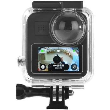 Waterproof Housing Case for Gopro Max Camera, Underwater Diving Protective Cover Shell 30M with Bracket Action Camera Accessorie
Waterproof Housing Case for Gopro Max Camera, Underwater Diving Protective Cover Shell 30M with Bracket Action Camera Accessorie