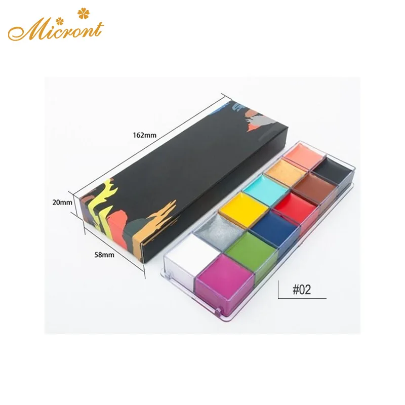 Paint Body Makeup Halloween Face Body Art 12 Colors Pigment Painting Kit Safe Ingredient Available for Children
Paint Body Makeup Halloween Face Body Art 12 Colors Pigment Painting Kit Safe Ingredient Available for Children