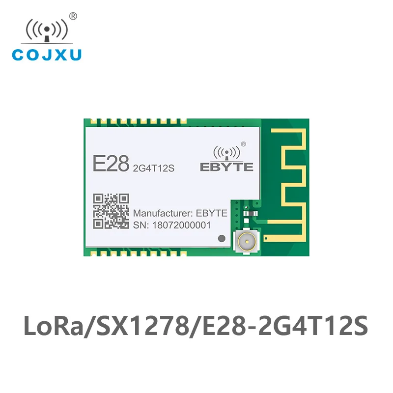 E28-2G4T12S SX1280 LoRa Module BLE 2.4GHz Wireless Transceiver 12.5dBm 3.0km UART Module LoRa Transmitter Receiver
E28-2G4T12S SX1280 LoRa Module BLE 2.4GHz Wireless Transceiver 12.5dBm 3.0km UART Module LoRa Transmitter Receiver