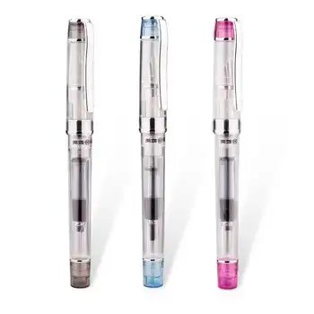 Hero 709 Transparent Fountain Pen Clear Ink Pen F Nib Converter Filler Business Stationery Office School Supplies Writing Gift
Hero 709 Transparent Fountain Pen Clear Ink Pen F Nib Converter Filler Business Stationery Office School Supplies Writing Gift