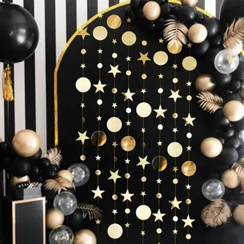 4M Twinkle Star Round Shape Paper Banner Birthday Party Decoration Supplies Wedding Hanging Garland Baby Shower Christmas Banner
4M Twinkle Star Round Shape Paper Banner Birthday Party Decoration Supplies Wedding Hanging Garland Baby Shower Christmas Banner