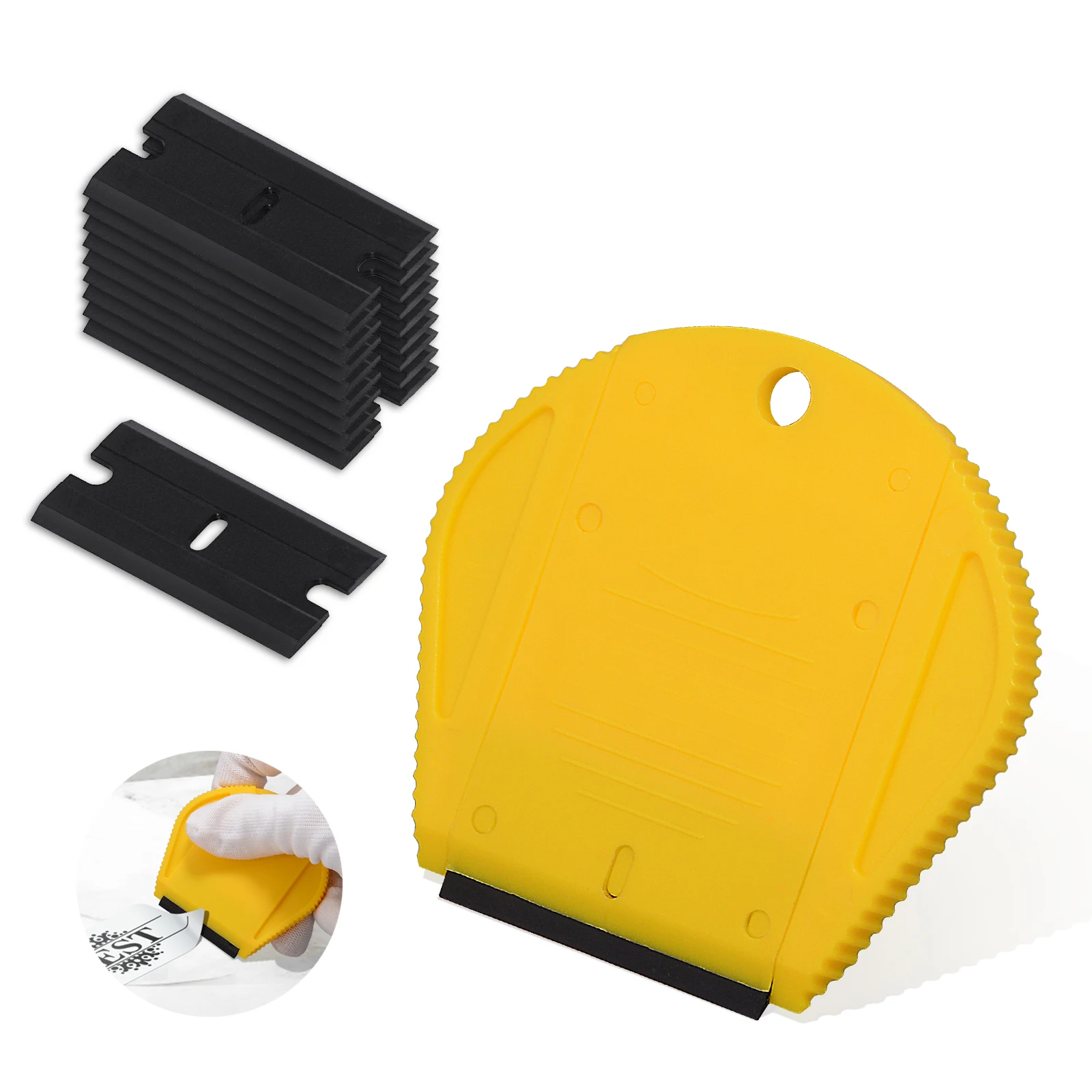EHDIS Window Tint Sticker Razor Scraper Car Glass Wrap Film Clean Squeegee Screen Water Ice Air Bubble Wiper Remove Styling Tool
EHDIS Window Tint Sticker Razor Scraper Car Glass Wrap Film Clean Squeegee Screen Water Ice Air Bubble Wiper Remove Styling Tool