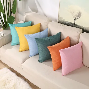 Solid Color Cushion Cover Simple Candy Color Throw Pillow Case For Sofa Solid Home Decorative Pillowcase Car Seat Cushion Cover
Solid Color Cushion Cover Simple Candy Color Throw Pillow Case For Sofa Solid Home Decorative Pillowcase Car Seat Cushion Cover