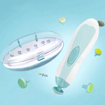 Electric Baby Nail File Clipper Trimmer with Led Light Multi-functional Safety Kids Children Infant Safety Pedicure Clippers
Electric Baby Nail File Clipper Trimmer with Led Light Multi-functional Safety Kids Children Infant Safety Pedicure Clippers