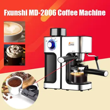 220V 800W 0.24L Automatic Espresso Coffee Maker Machine Electric Coffee Pot Milk Bubble Coffee Maker Moka Reusable Coffee Kettle