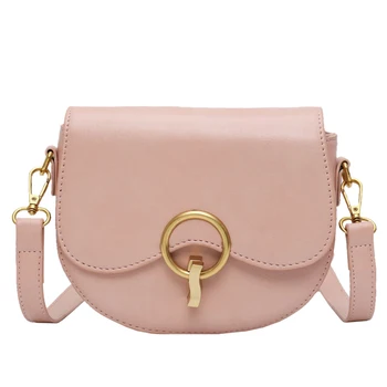 Fashion solid color semi round women's Shoulder Messenger Bag High quality round lock crossbody bags for women bolsos mujer
Fashion solid color semi round women's Shoulder Messenger Bag High quality round lock crossbody bags for women bolsos mujer
