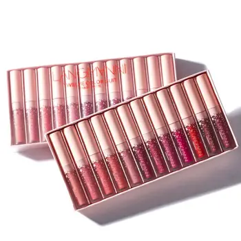 Matte Liquid Lipstick Makeup Lip Kit Lip Gloss Moisturizing Lasting Waterproof Lipstick 12pcs * 
Matte Liquid Lipstick Makeup Lip Kit Lip Gloss Moisturizing Lasting Waterproof Lipstick 12pcs *