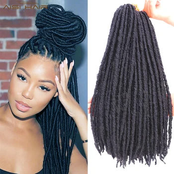 

Dreadlocks Crochet Braids Jumbo Dread Hairstyle Ombre Color Synthetic Faux Locs Braiding Hair Extensions for Women African