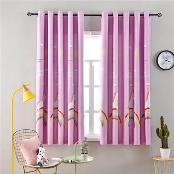 Pink Blue Rainbow Horse Short Blackout Curtains For Children Room Living Room Kids Bedroom High Quality
Pink Blue Rainbow Horse Short Blackout Curtains For Children Room Living Room Kids Bedroom High Quality