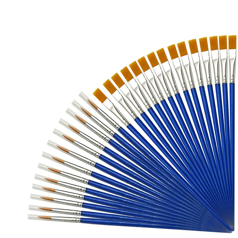 AU42 -100 Pieces Kids Paint Brushes Set for Watercolor Oil Painting Flat +Pointed Brush for Body Face Nail Craft Art
AU42 -100 Pieces Kids Paint Brushes Set for Watercolor Oil Painting Flat +Pointed Brush for Body Face Nail Craft Art