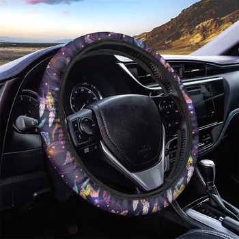INSTANTARTS Dream Catcher Printing Women&Men Washable Steering Wheel Protection Grip Stretch-on Steering Wheel Cover Breathable
INSTANTARTS Dream Catcher Printing Women&Men Washable Steering Wheel Protection Grip Stretch-on Steering Wheel Cover Breathable