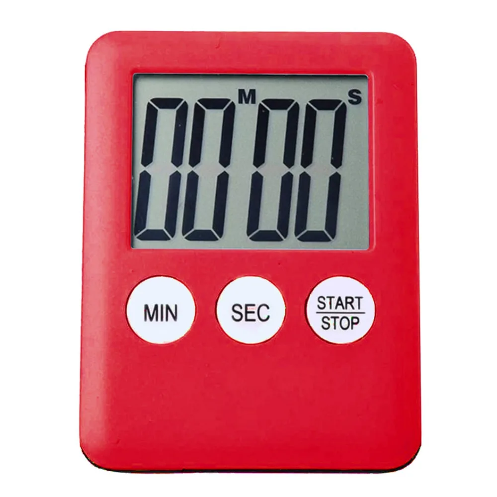 1pcs 6 Colors Super Thin LCD Digital Screen Kitchen Timer Square Cooking Count Up Countdown Alarm Magnet Clock Temporizador
1pcs 6 Colors Super Thin LCD Digital Screen Kitchen Timer Square Cooking Count Up Countdown Alarm Magnet Clock Temporizador