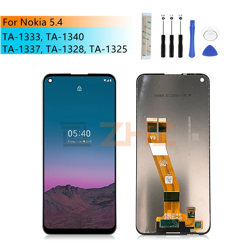 For Nokia 5.4 LCD Display Touch Screen Digitizer Assembly Replacement Repair parts 6.39" | Мобильные телефоны и