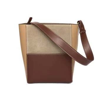 Large capacity bucket bag retro wild shoulder bag ladies high quality Messenger bag fashion designer stitching handbag
Large capacity bucket bag retro wild shoulder bag ladies high quality Messenger bag fashion designer stitching handbag