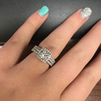 2 Carats VVS1 Diamond 925 Sliver Rings Set for Women Anillos De Bizuteria Gemstone silver 925 jewelry Diamond Ring Bizuteria
2 Carats VVS1 Diamond 925 Sliver Rings Set for Women Anillos De Bizuteria Gemstone silver 925 jewelry Diamond Ring Bizuteria