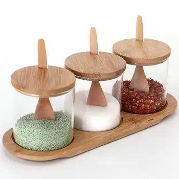 3 PCS Spice Rack Spice Cornstarch Sugar Salt Storage Box Container Seasoning Jar Box for Kitchenware
3 PCS Spice Rack Spice Cornstarch Sugar Salt Storage Box Container Seasoning Jar Box for Kitchenware