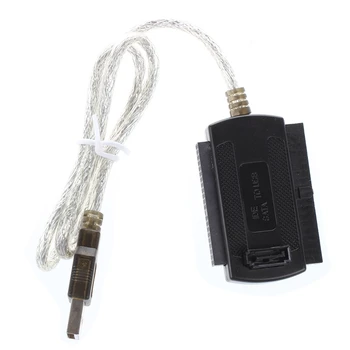 USB 2.0 Male to IDE SATA 2.5inch 3.5inch Converter Adapter Cable Hard Drive HDD Black Accessories Useful Computer Accessories
USB 2.0 Male to IDE SATA 2.5inch 3.5inch Converter Adapter Cable Hard Drive HDD Black Accessories Useful Computer Accessories