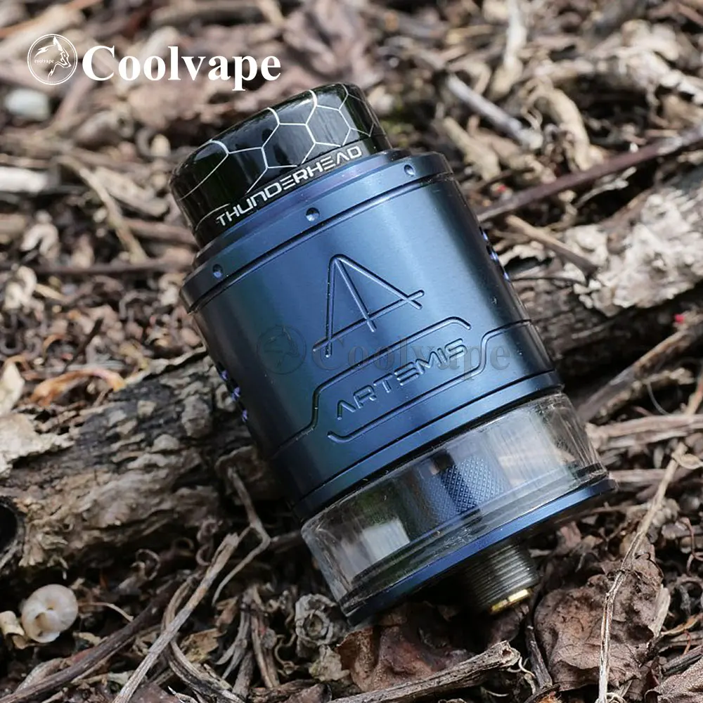 

Thunderhead Creations Artemis RDTA V1.5 24mm Atomizer 2/4ml Single Coil atomizer rta 810 Drip Tip Single Coil Build Deck