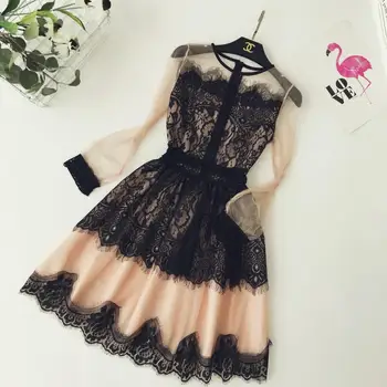 Lace Dress Black A-line Mesh Woman Cloth Sexy Party Club Vintage Long Sleeve Elegant Mini Office Autumn Slim Casual Vestidos
Lace Dress Black A-line Mesh Woman Cloth Sexy Party Club Vintage Long Sleeve Elegant Mini Office Autumn Slim Casual Vestidos