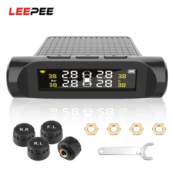 LEEPEE Car TPMS Tyre Pressure Monitoring System Battery Digital LCD Display Tyre Pressure Auto Security Alarm Systems
LEEPEE Car TPMS Tyre Pressure Monitoring System Battery Digital LCD Display Tyre Pressure Auto Security Alarm Systems