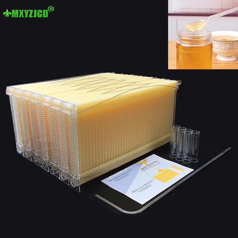 7pcs Automatic Flow Honey Box Plastic Beehive Box Beekeeper Tools Garden Honeycomb Automatic Honey Collection Tool
7pcs Automatic Flow Honey Box Plastic Beehive Box Beekeeper Tools Garden Honeycomb Automatic Honey Collection Tool