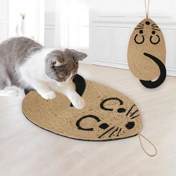 Funny Mouse Shaped Anti Scratch Training Sisal Pad Cat Scratching Mat Pet Interaction Toy Table Legs Carpets Protector
Funny Mouse Shaped Anti Scratch Training Sisal Pad Cat Scratching Mat Pet Interaction Toy Table Legs Carpets Protector