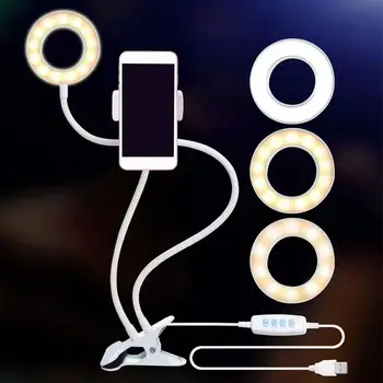 Photo Studio Selfie LED Ring Light with Cell Phone Mobile Holder for Youtube Live Stream Makeup Camera Lamp for iPhone Android
Photo Studio Selfie LED Ring Light with Cell Phone Mobile Holder for Youtube Live Stream Makeup Camera Lamp for iPhone Android