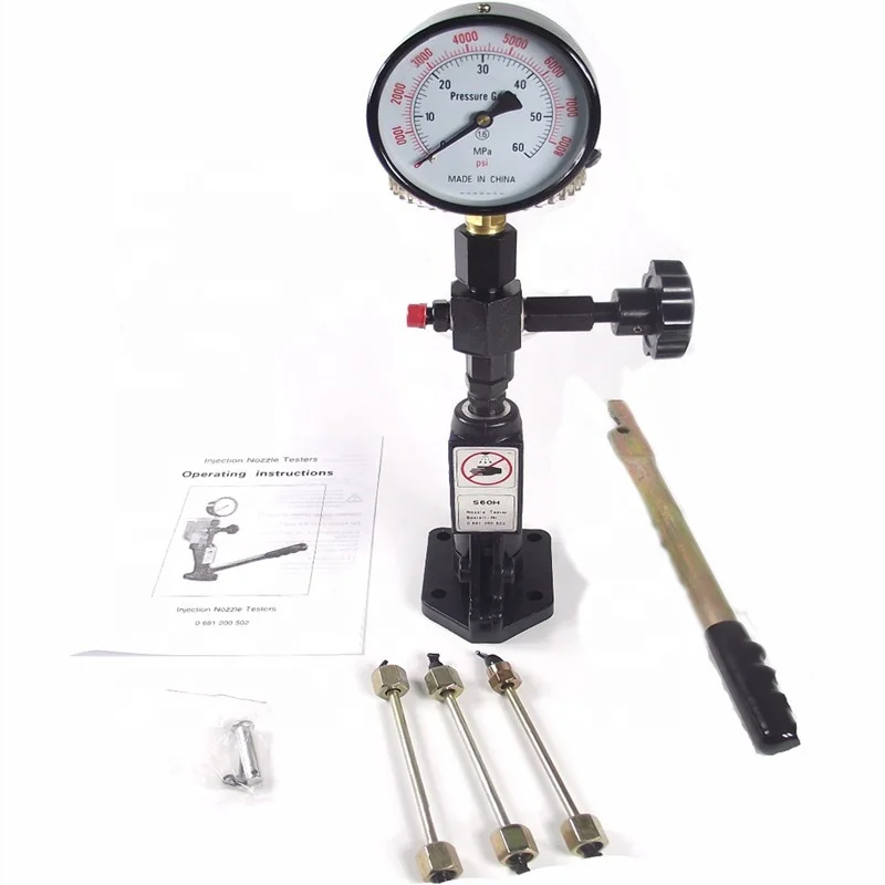 S60H Common rail diesel Injector nozzle validator fuel nozzle Injector tester good quality,Manual diesel booster pump
S60H Common rail diesel Injector nozzle validator fuel nozzle Injector tester good quality,Manual diesel booster pump