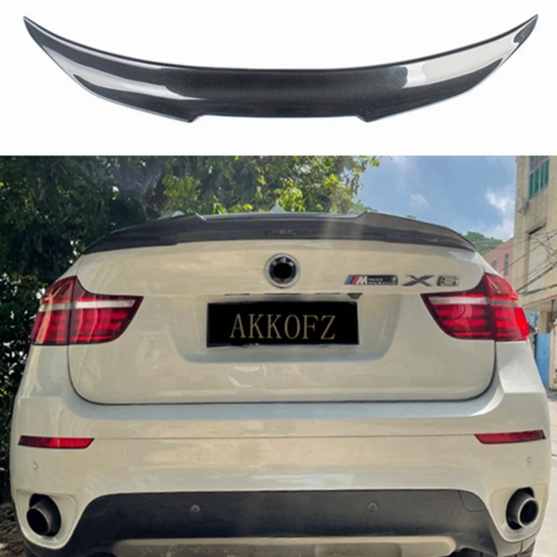 for BMW X6 E71 2008-2013 carbon fiber and black car spoiler tail wing PSM style
for BMW X6 E71 2008-2013 carbon fiber and black car spoiler tail wing PSM style