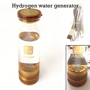 H2 Generator Electrolysis Water Rechargeable Portable Ionizer Hydrogen Rich Bottle 600ml Alkaline ORP DuPont SPE Ion Film
H2 Generator Electrolysis Water Rechargeable Portable Ionizer Hydrogen Rich Bottle 600ml Alkaline ORP DuPont SPE Ion Film