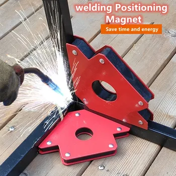 Triangle / Polygon Multi-angle Magnet Welding Holder Arrow Magnetic Clamp for Welding Magnet Rivet Process Tools 25/50/75LBS
Triangle / Polygon Multi-angle Magnet Welding Holder Arrow Magnetic Clamp for Welding Magnet Rivet Process Tools 25/50/75LBS