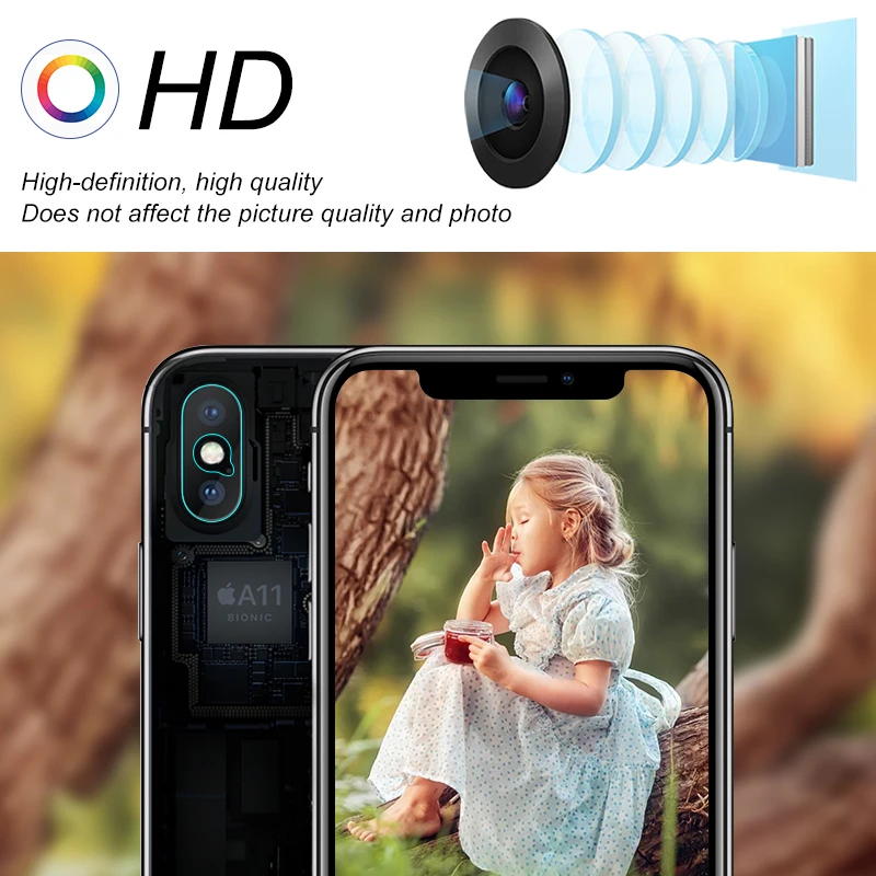 9D Camera Lens Protector For iPhone XR X XS Max 7 8 Plus Back Camera Lens Film For iPhone XR X XS Max 7 8 Plus Screen Protector
9D Camera Lens Protector For iPhone XR X XS Max 7 8 Plus Back Camera Lens Film For iPhone XR X XS Max 7 8 Plus Screen Protector