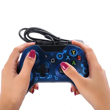 USB Wired Game Controller Gamepad Joystick for Xbox One Slim Controller Double Vibration Video Gamepad for Windows PC
USB Wired Game Controller Gamepad Joystick for Xbox One Slim Controller Double Vibration Video Gamepad for Windows PC