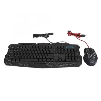 Wired Gaming Keyboard Mouse Combo Ergonomic Colorful Backlit Wired Gaming Mouse Three-Color Keyboard USB Computer Accessories
Wired Gaming Keyboard Mouse Combo Ergonomic Colorful Backlit Wired Gaming Mouse Three-Color Keyboard USB Computer Accessories