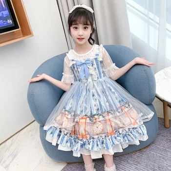Summer Dresses for Girls Vestidos De Verano Lolita Dress Kids Dress Clothes Casual Ropa Europea Sukienka Letni Robe Ete Floral 
Summer Dresses for Girls Vestidos De Verano Lolita Dress Kids Dress Clothes Casual Ropa Europea Sukienka Letni Robe Ete Floral