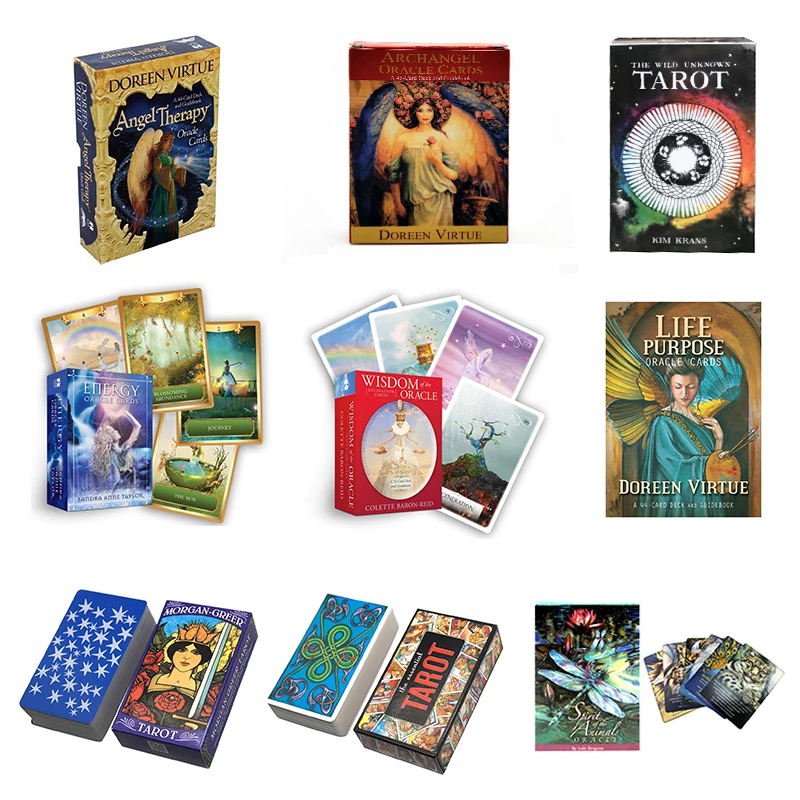 Tarot Cards English Mysterious Fate Divination Oracle Cards Deck Board Games Family Holiday Party Playing Cards
Tarot Cards English Mysterious Fate Divination Oracle Cards Deck Board Games Family Holiday Party Playing Cards
