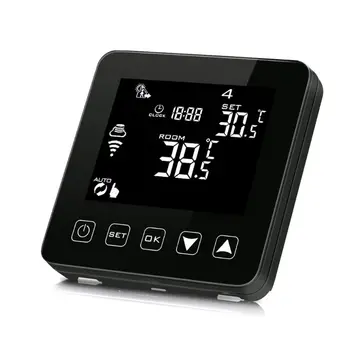 WiFi Programmable Thermostat Echo Alexa Voice Control Electric Floor Heating Room Temperature Control 16A 100-240V
WiFi Programmable Thermostat Echo Alexa Voice Control Electric Floor Heating Room Temperature Control 16A 100-240V