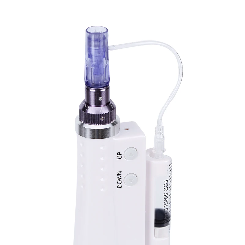 Injector Aqua Derma Pen With 12 Pin Needles and Tube 2 in 1 Mesogun Portable Smart Injector Pen Facial Machine
Injector Aqua Derma Pen With 12 Pin Needles and Tube 2 in 1 Mesogun Portable Smart Injector Pen Facial Machine