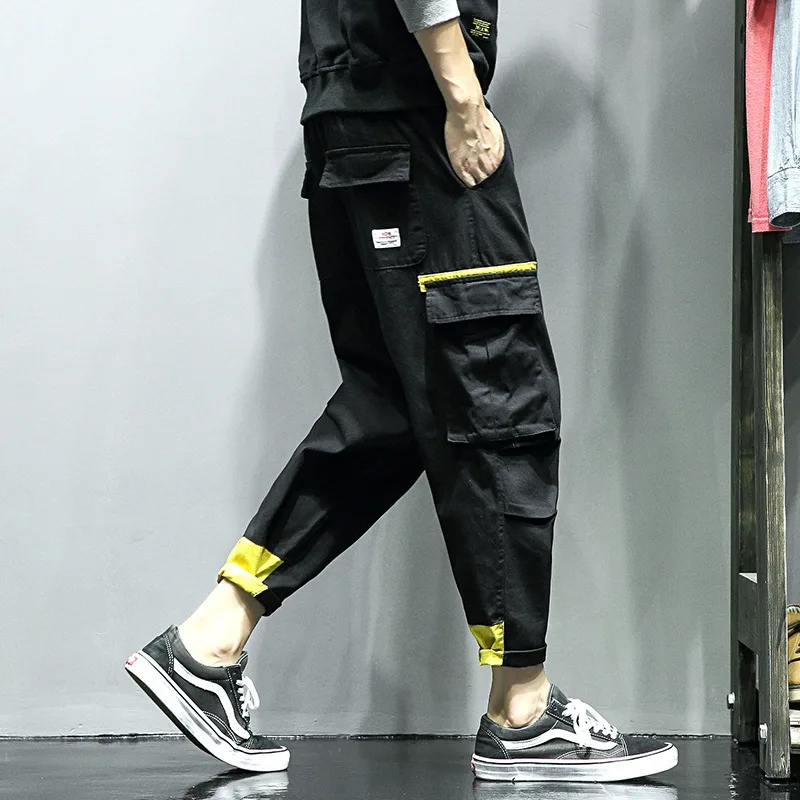 2019 Photo Shoot Korean-style Trend Capri Pants Loose-Fit Versatile Popular Brand Bib Overall Large Pocket Casual Pants MEN'S Tr
2019 Photo Shoot Korean-style Trend Capri Pants Loose-Fit Versatile Popular Brand Bib Overall Large Pocket Casual Pants MEN'S Tr