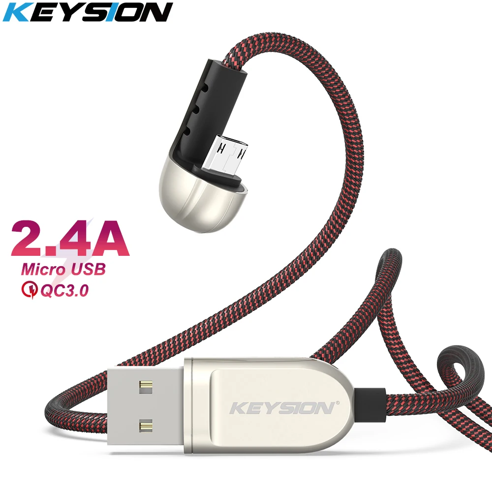KEYSION Zinc alloy Micro USB Game Cable for Xiaomi Redmi 4X Note 4 5Plus Cord USB Data Cable for Samsung S6 S7 USB Charger Cable
KEYSION Zinc alloy Micro USB Game Cable for Xiaomi Redmi 4X Note 4 5Plus Cord USB Data Cable for Samsung S6 S7 USB Charger Cable
